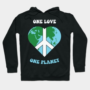 One love, one planet Hoodie